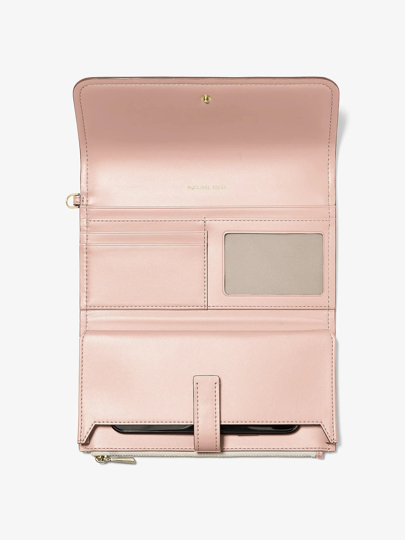 Клатч-ристлет Michael Kors Jet Set medium для смартфона с фирменным лого — 2