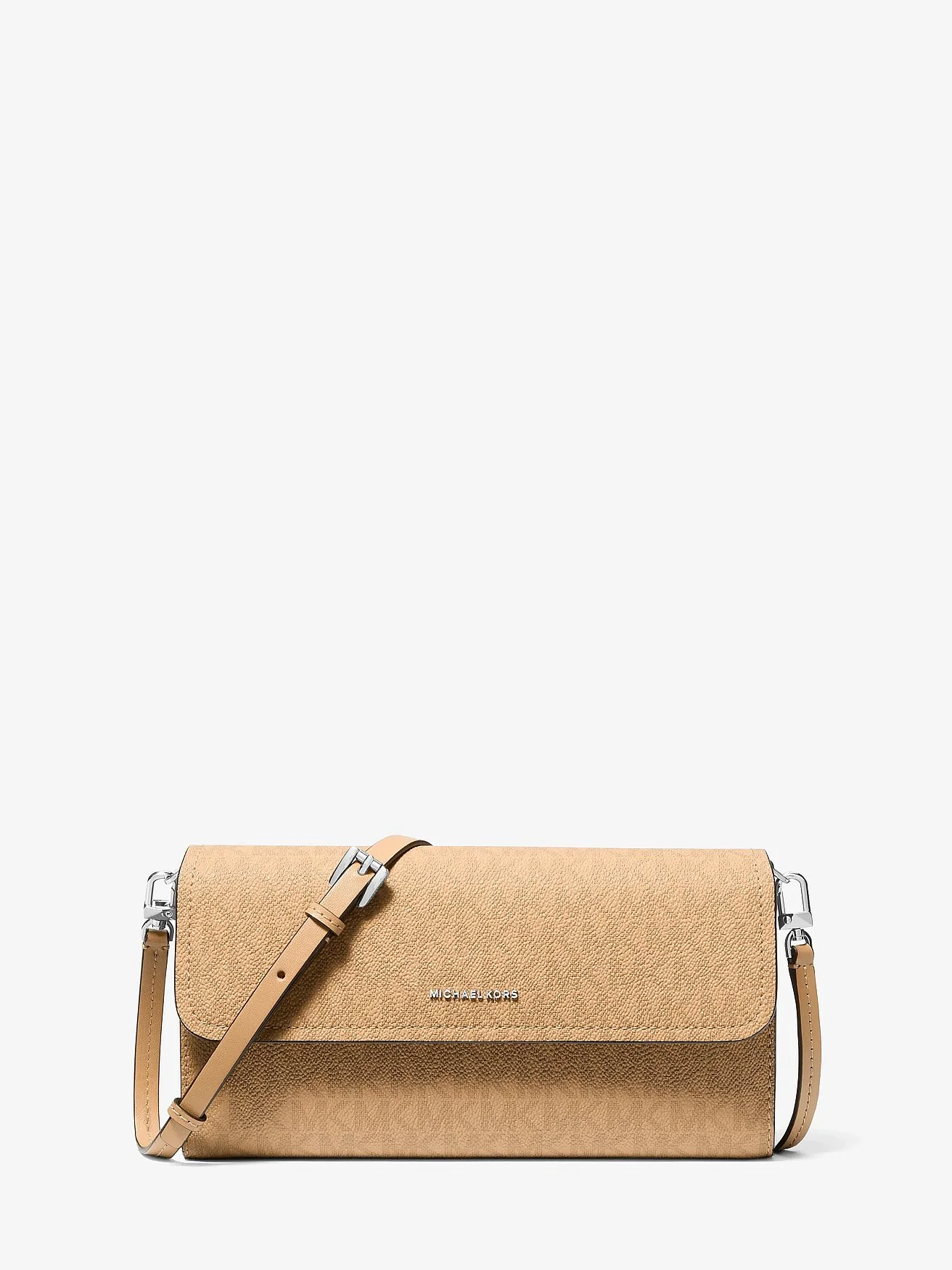 Сумка-кроссбоди Michael Kors Jet Set small с фирменным лого, трансформируемая — 1