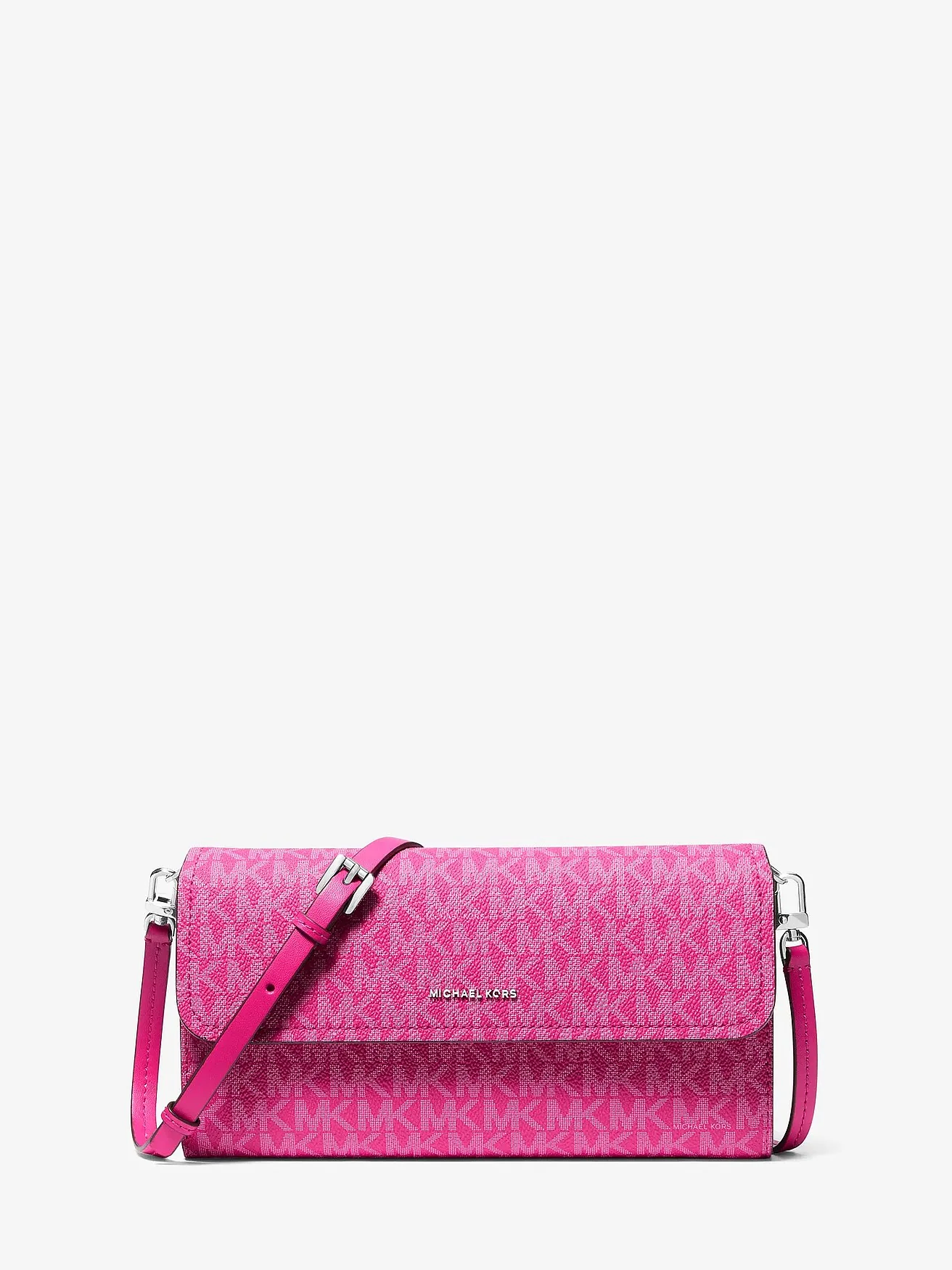 Сумка-кроссбоди Michael Kors Jet Set small с фирменным лого, трансформируемая — 1