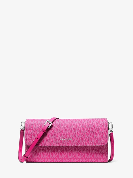 Сумка-кроссбоди Michael Kors Jet Set small с фирменным лого, трансформируемая