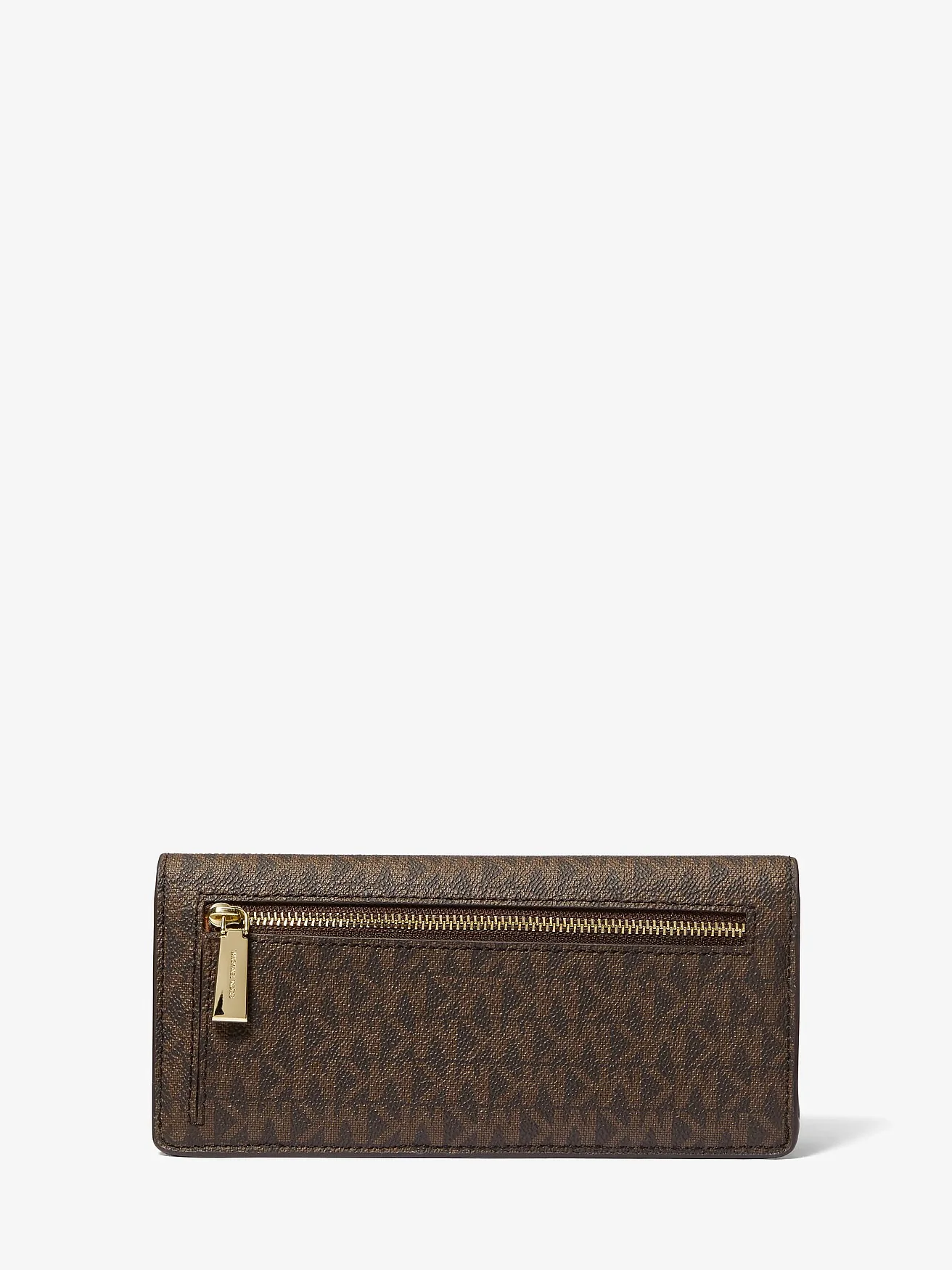 Кошелек Jet Set Large на кнопке с фирменным принтом — 3