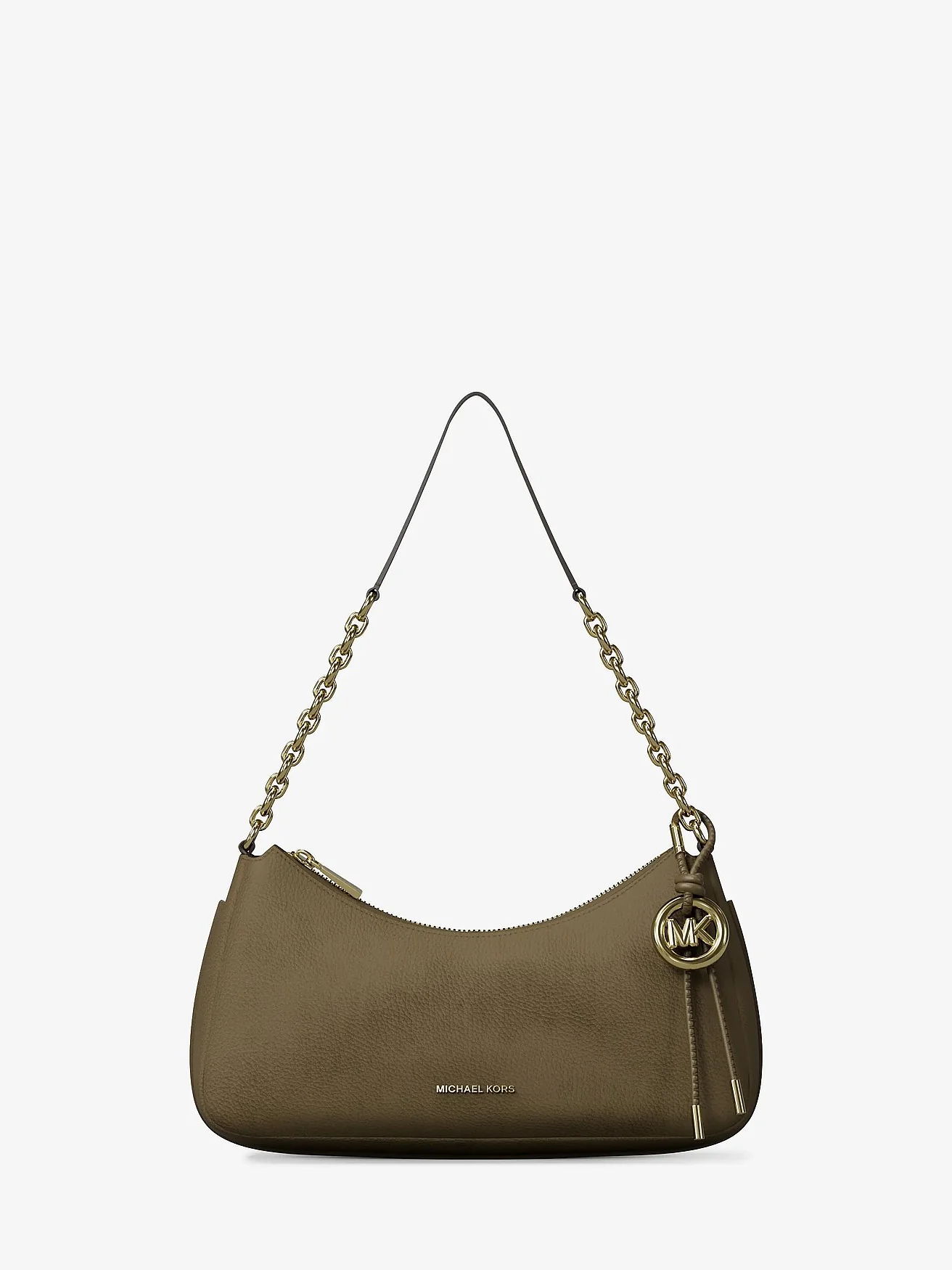 Клатч-пошетт Michael Kors Nolita medium из нубука на цепочке — 1