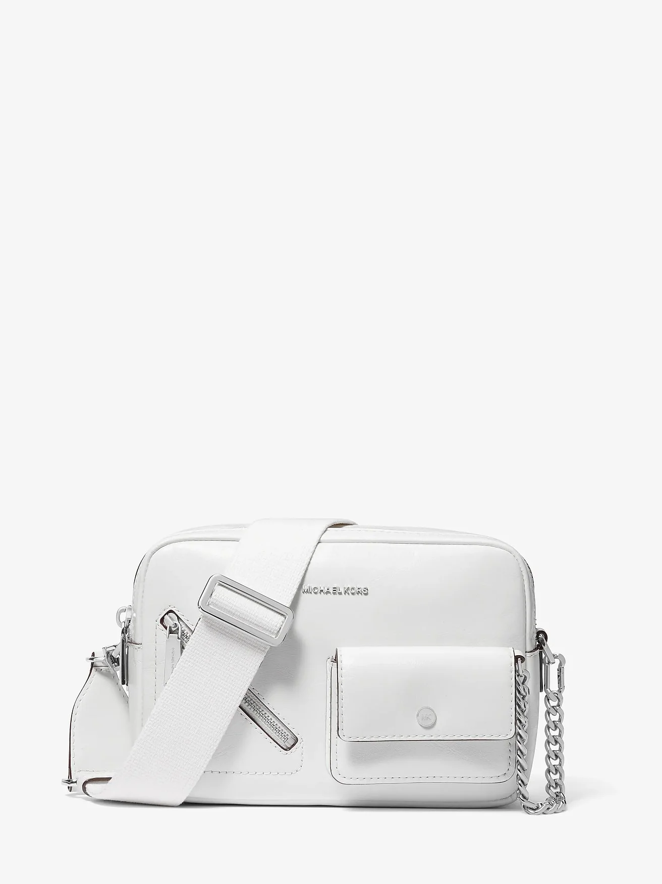 Кожаная сумка-кроссбоди Michael Kors Bryant с чехлом для карт — 1