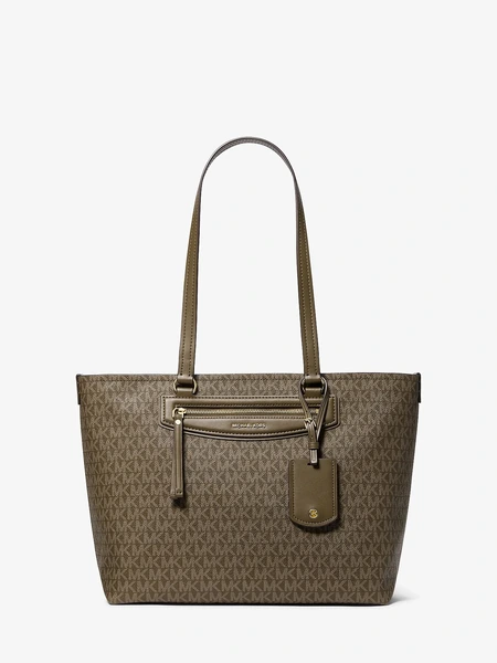 Сумка-тоут Jet Set Travel Michael Kors с лого-принтом Signature