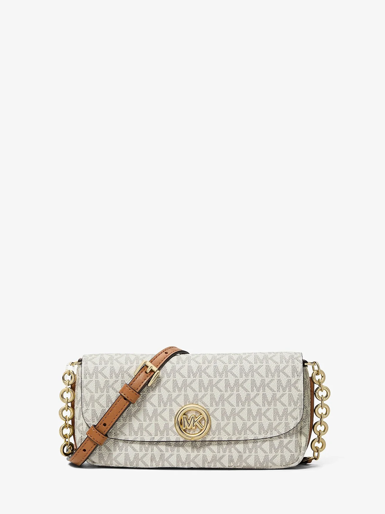 Сумка кросс-боди Michael Kors Nolita Small Signature с фирменным логотипом — 1