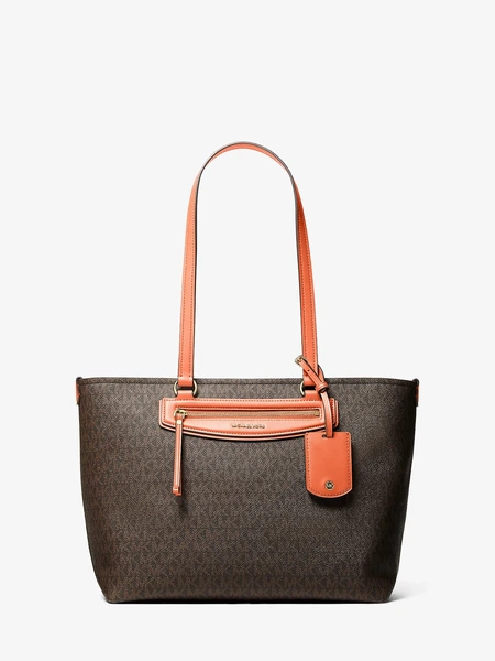 Сумка-тоут Jet Set Travel Michael Kors с лого-принтом Signature