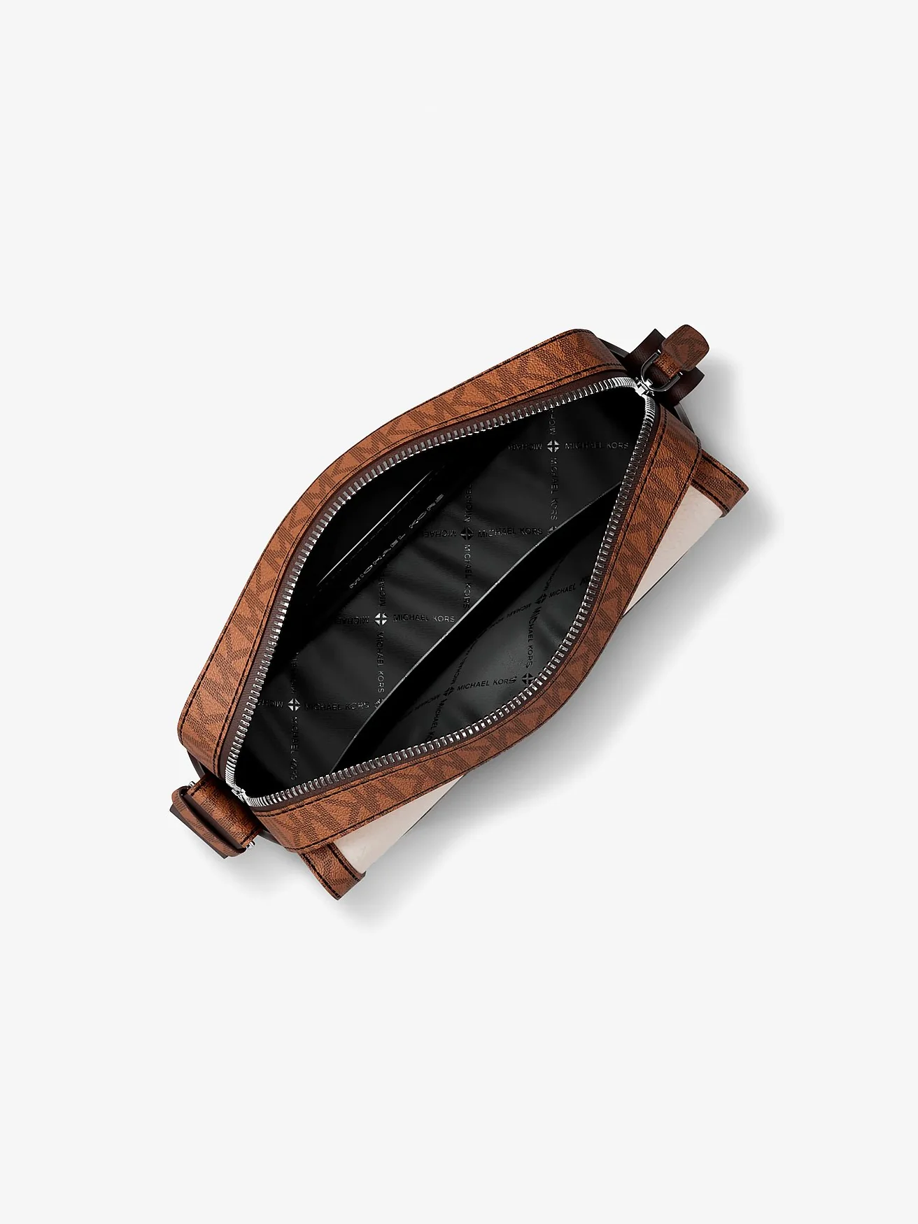 Сумка-кроссбоди Cooper Camera Bag из зернёной кожи с логотипом Signature — 2
