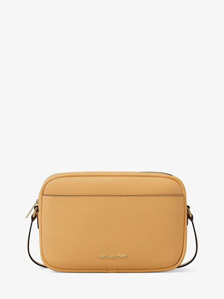 Сумка-кроссбоди Michael Kors Jet Set Camera Large из зернёной кожи