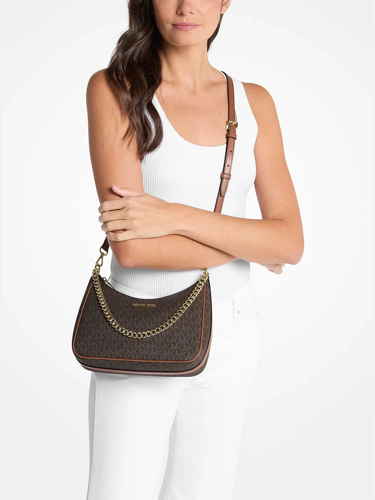 Сумка-кроссбоди Michael Kors Jet Set Travel с цепочкой — 3