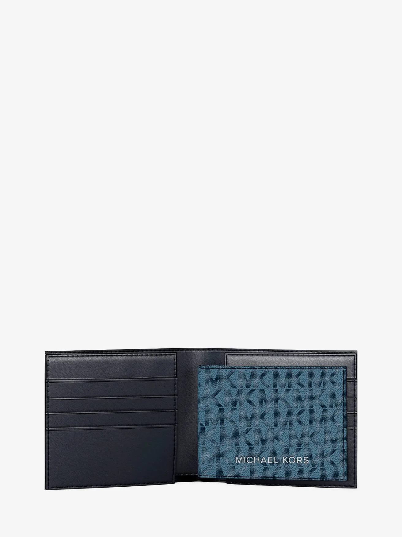 Бумажник Michael Kors Cooper в полоску с фирменным логотипом — 2