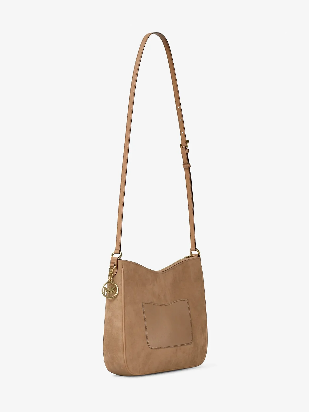 Michael Kors Nayla — средняя сумка-мессенджер из зернёной кожи — 3
