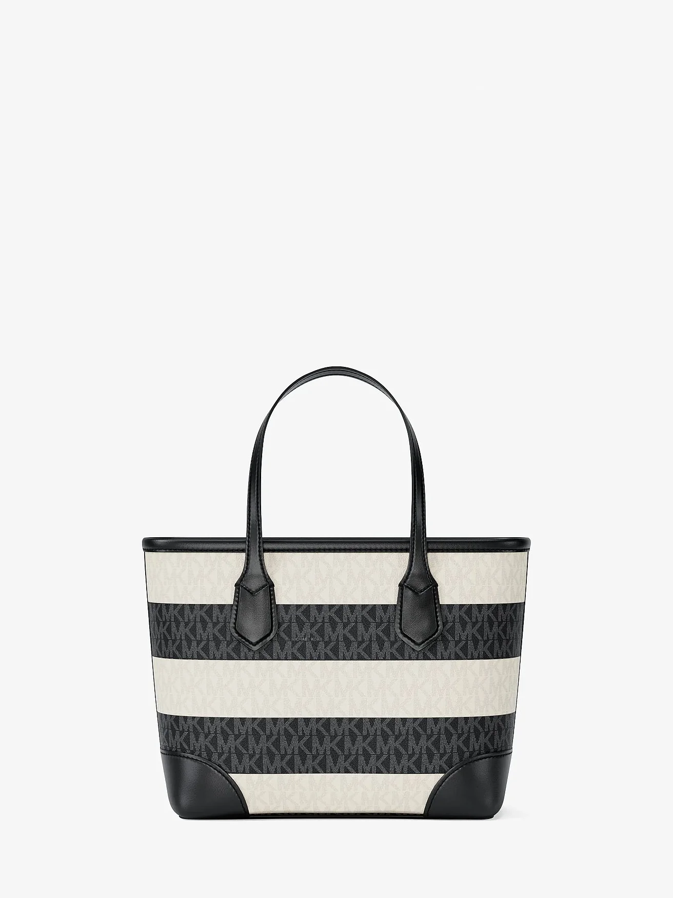 Сумка-кроссбоди Michael Kors Eva с монограммным принтом, чёрная — 5