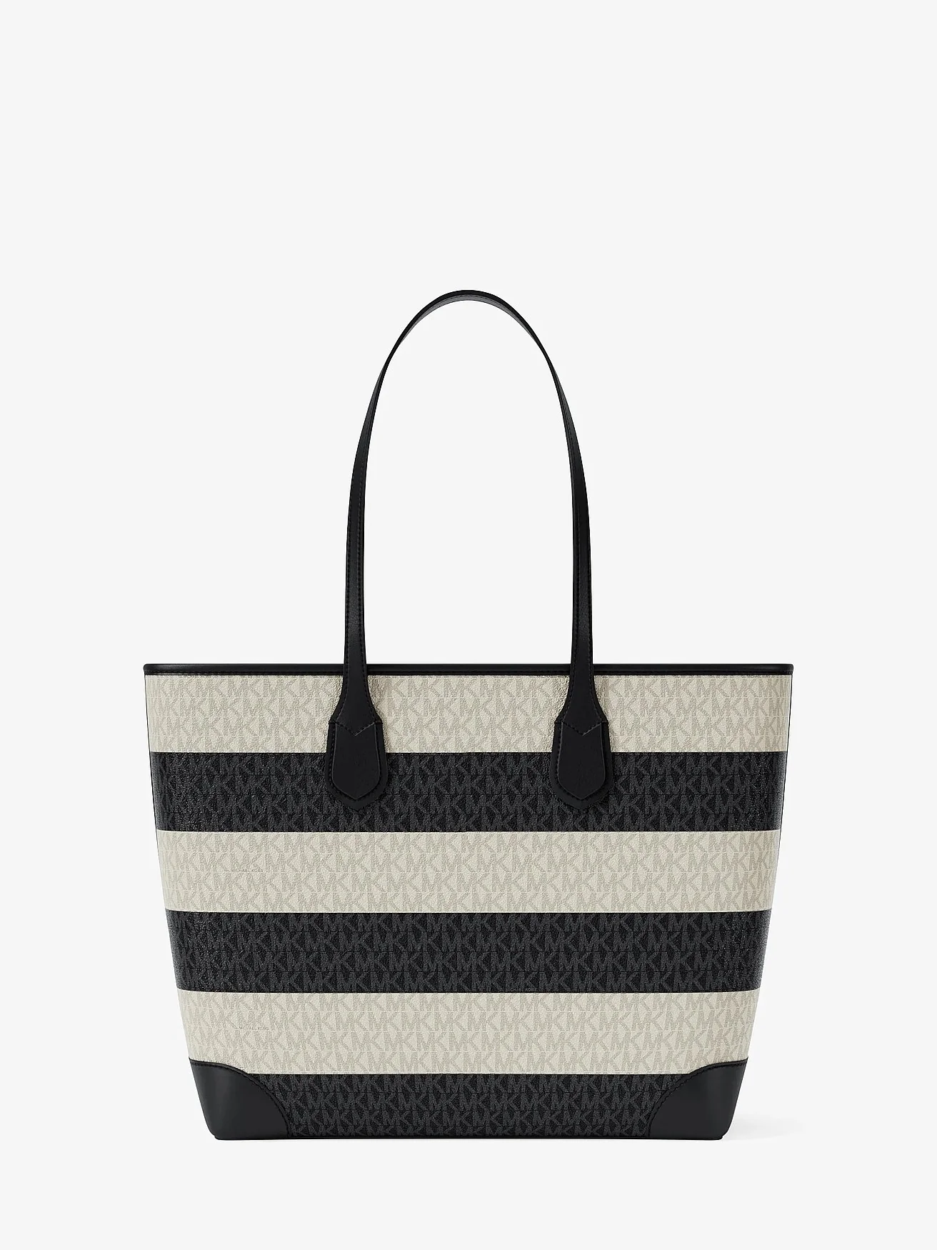 Сумка-тоут Michael Kors Eva Large в фирменную полоску — 5