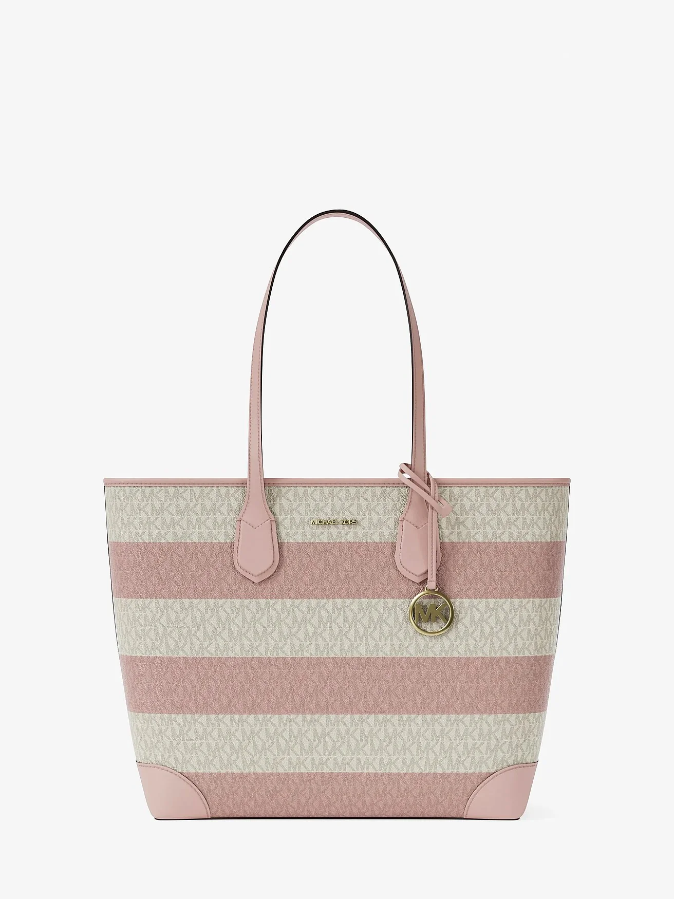 Michael Kors сумка-тоут Eva Large в полоску с фирменным логотипом — 1