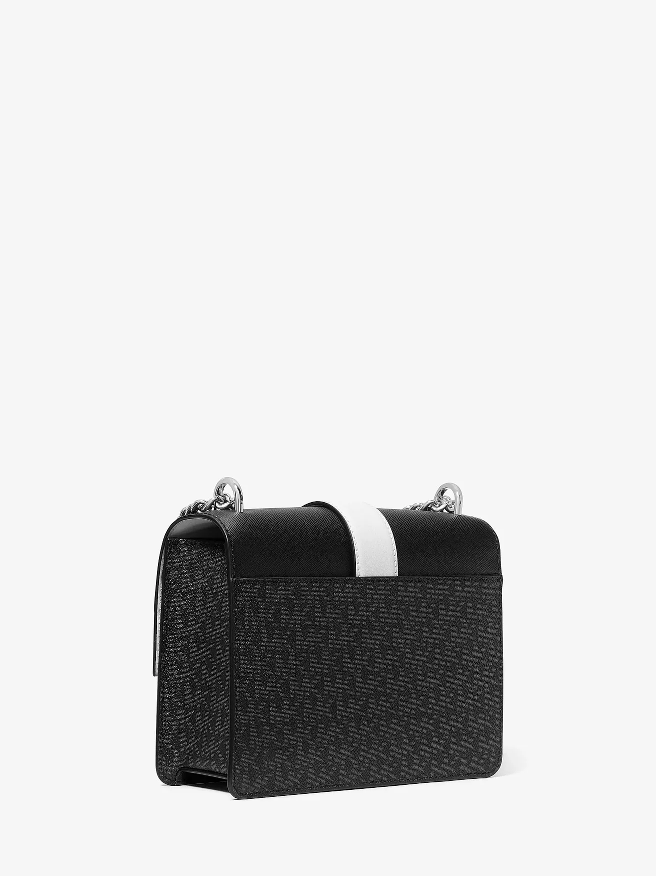 Сумка-кроссбоди Michael Kors Greenwich Color-Block — изображение 3 из 4, черно-белый