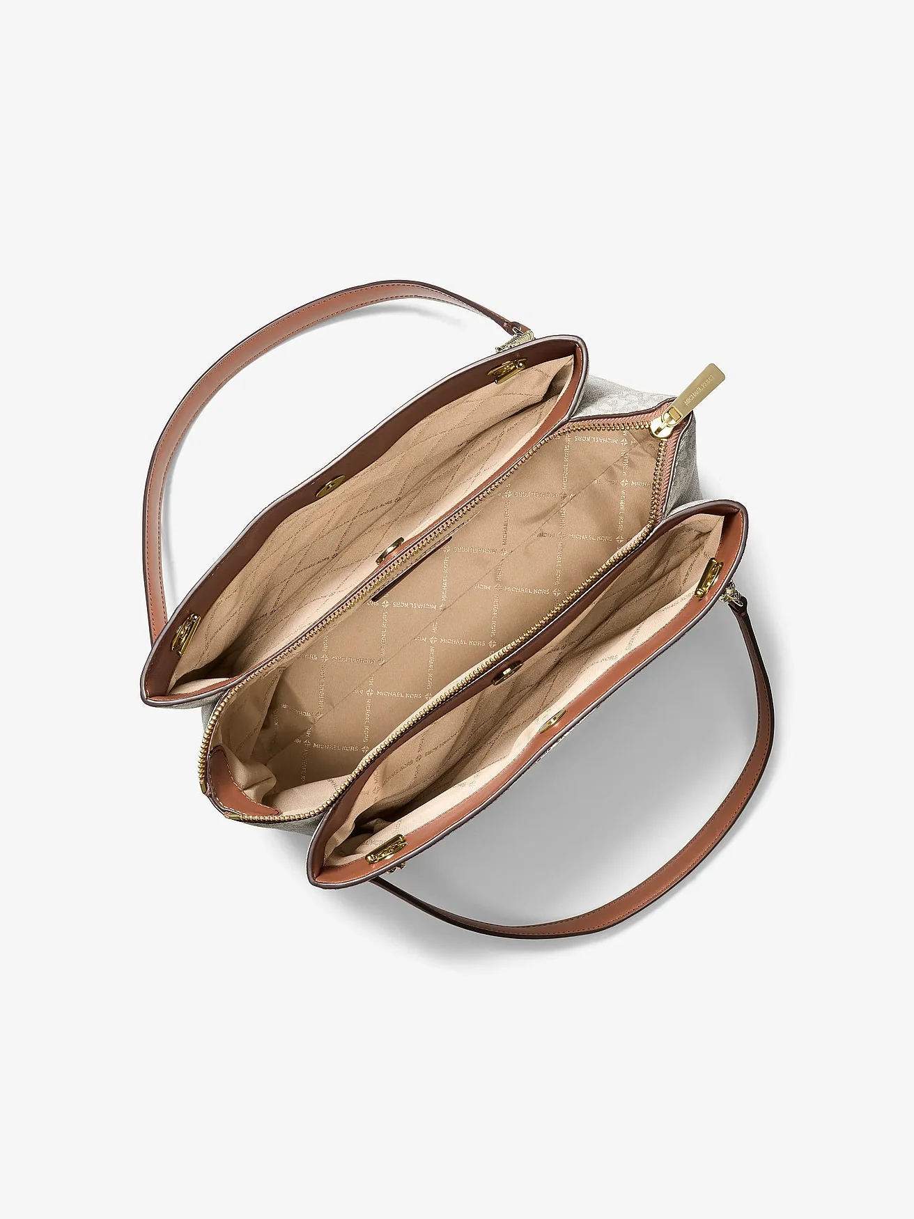 Сумка-тоут Michael Kors Soho бежевая — 2