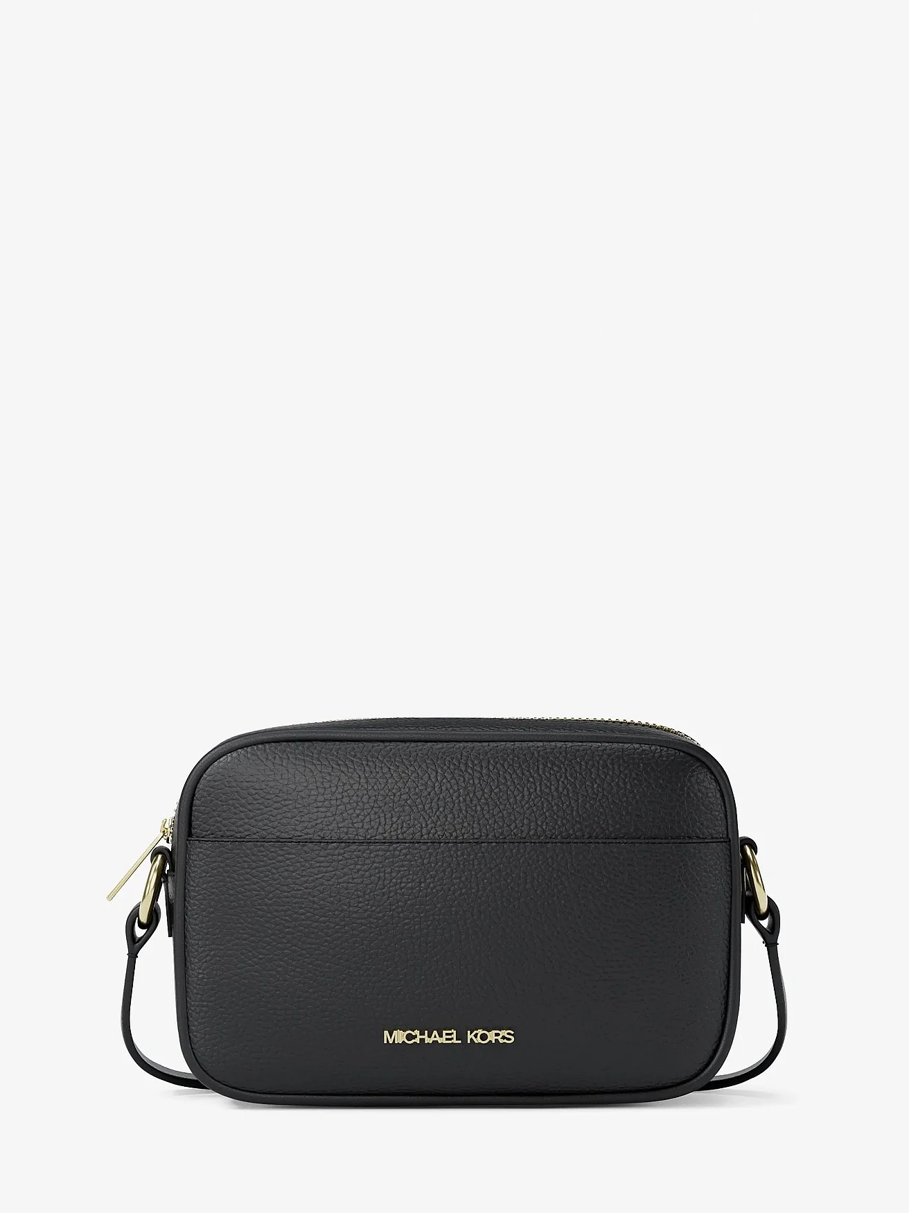 Michael Kors Jet Set — малая сумка кросс-боди из зернёной кожи — 1