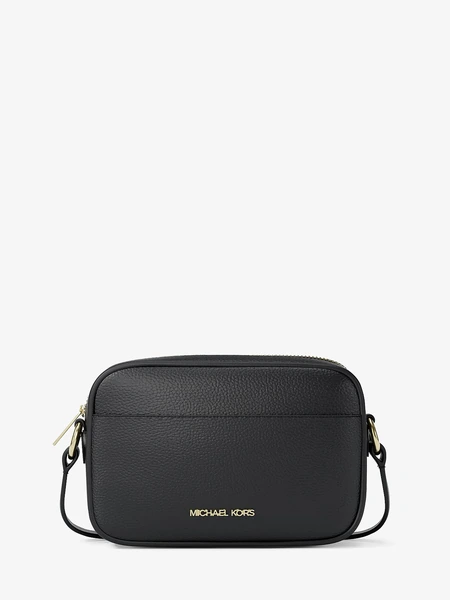 Michael Kors Jet Set — малая сумка кросс-боди из зернёной кожи