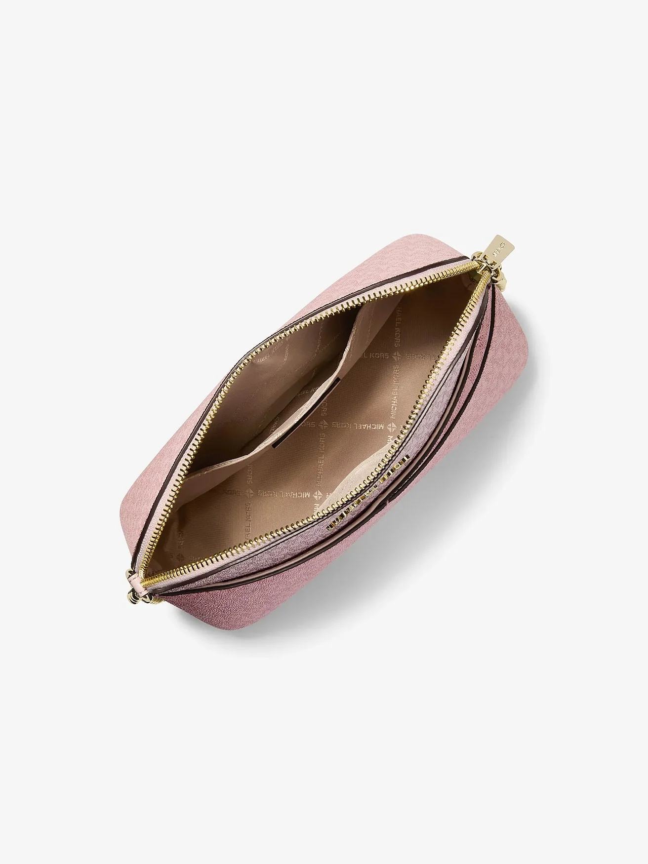 Сумка-кроссбоди Michael Kors Jet Set Travel Color-Block — изображение 2 из 3, пудрово-розовый мульти