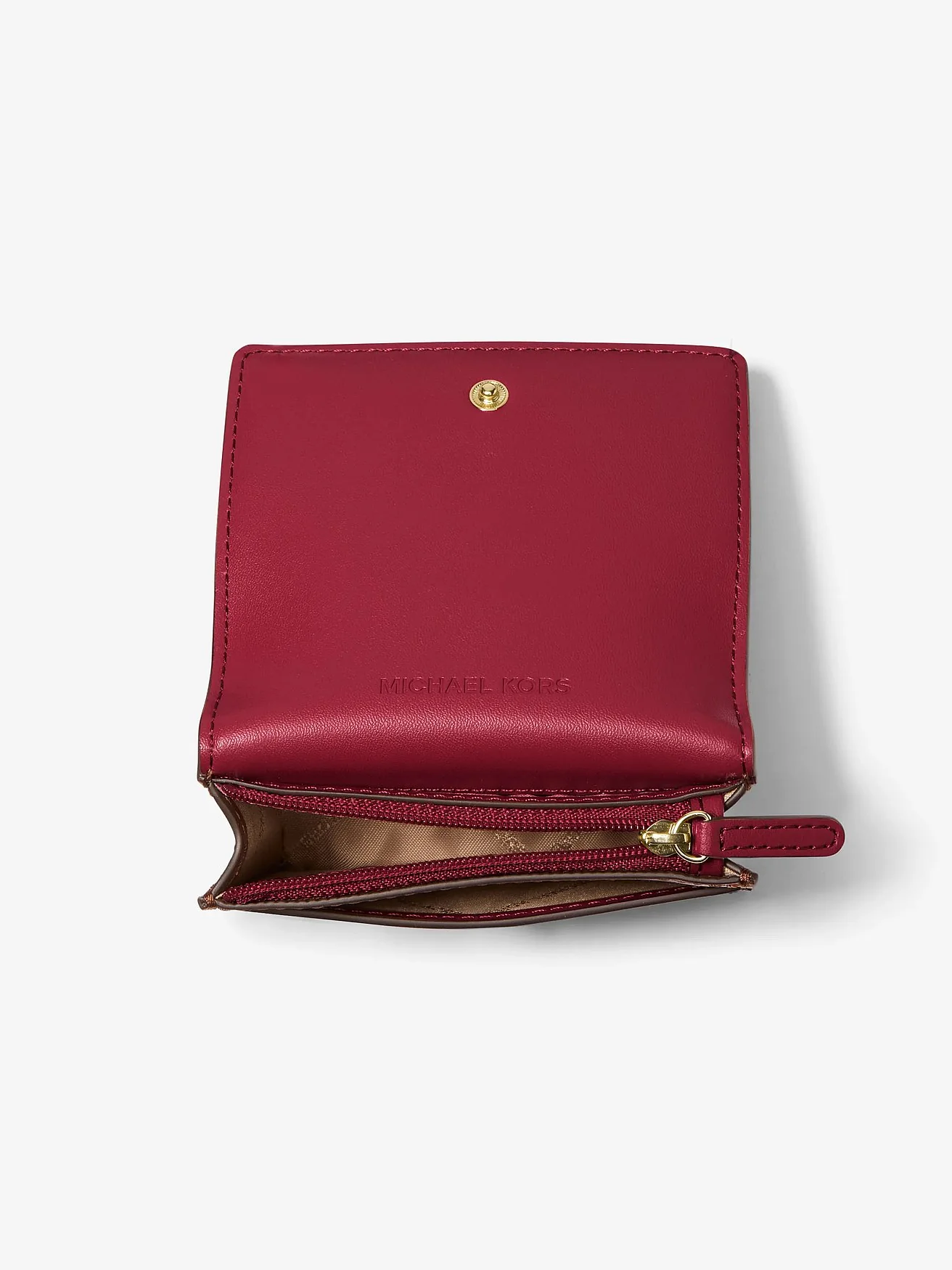 Кошелек Michael Kors Carson Small из зернёной кожи — 2