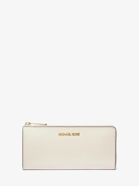 Michael Kors кошелек Jet Set Travel Large из кожи сафьяно на молнии