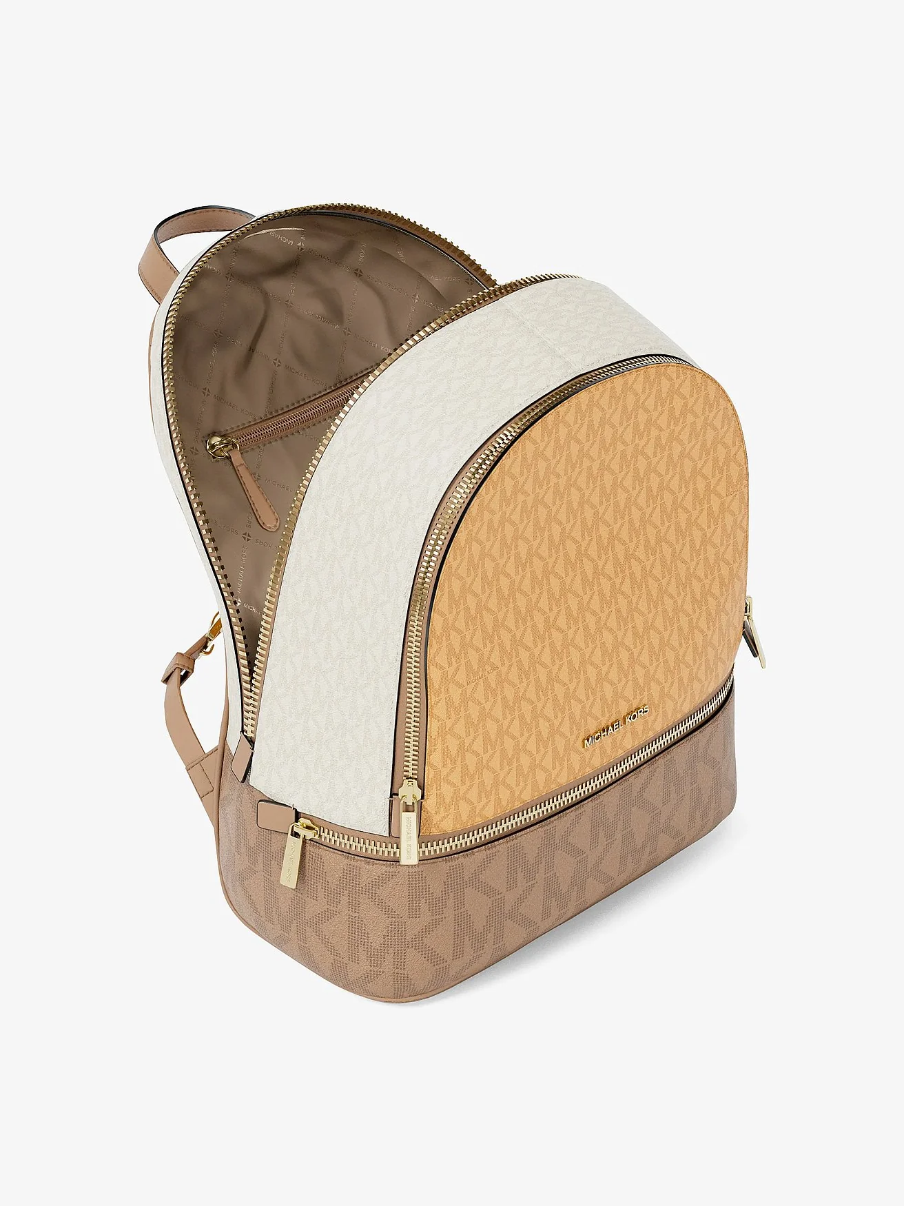 Michael Kors Rhea — средний рюкзак с логотипом в цветовых блоках — 2