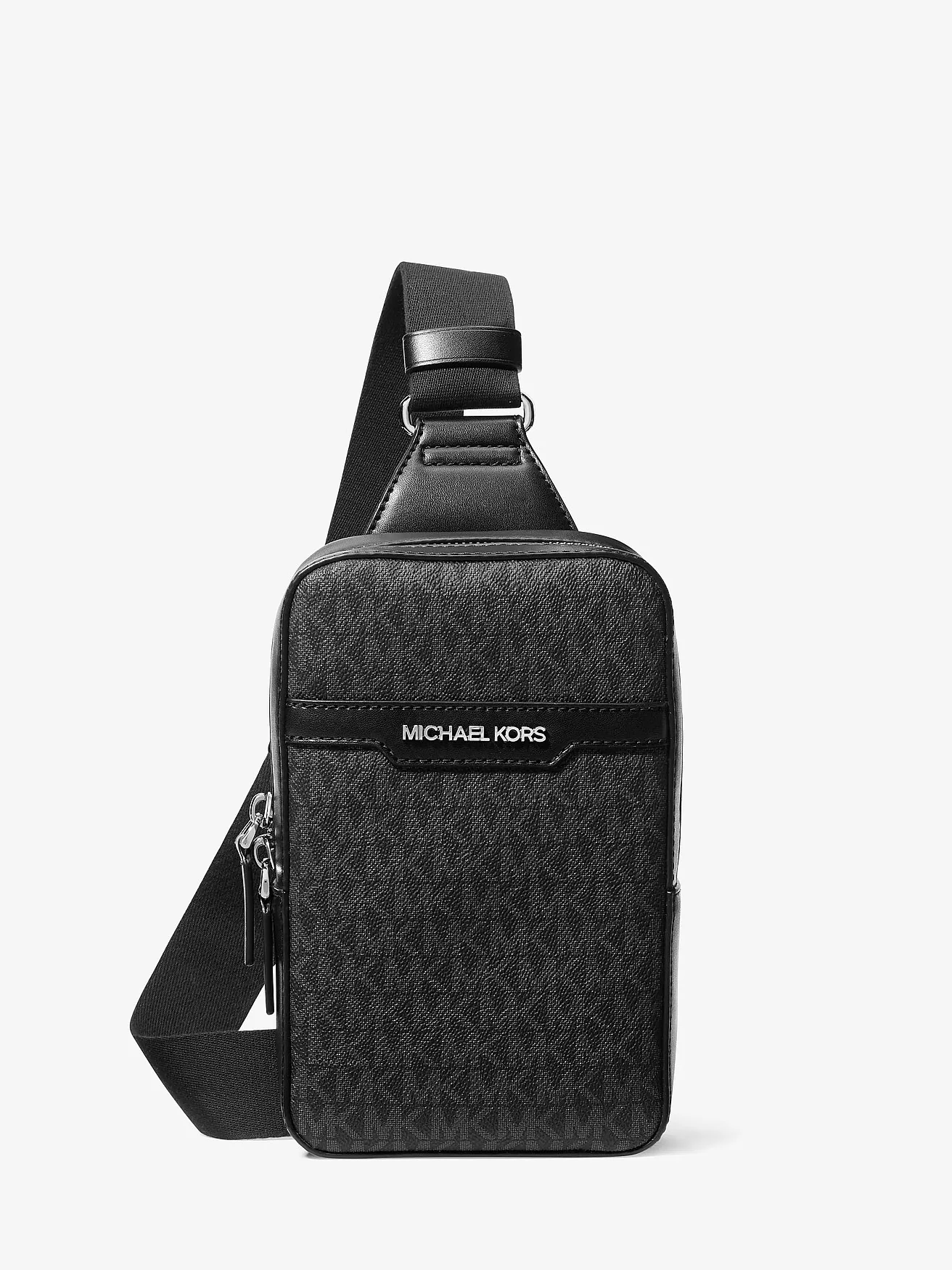 Рюкзак-слинг Michael Kors Cooper Signature с логотипом — 1