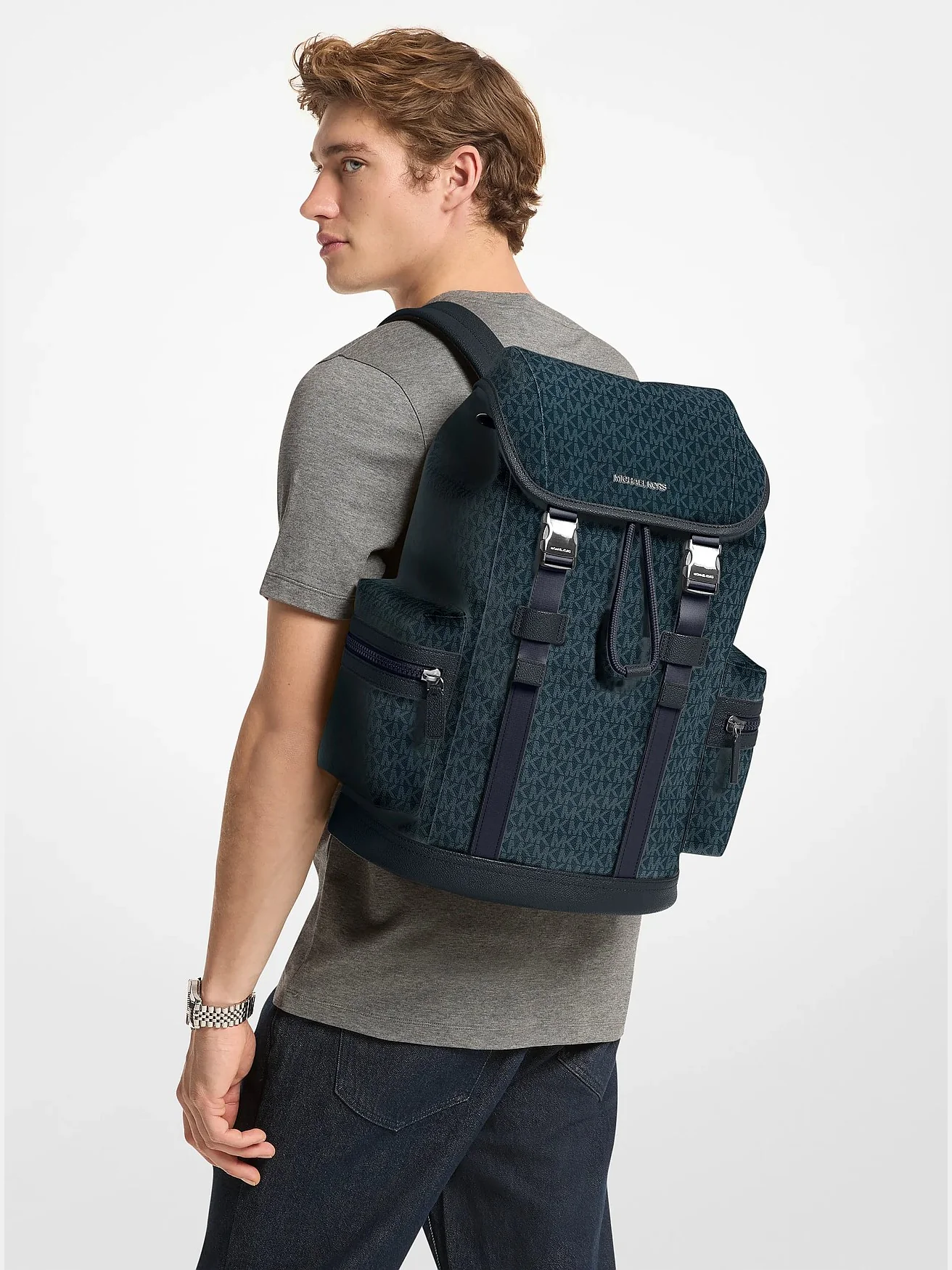 Рюкзак Michael Kors Cooper с фирменным логотипом — 7