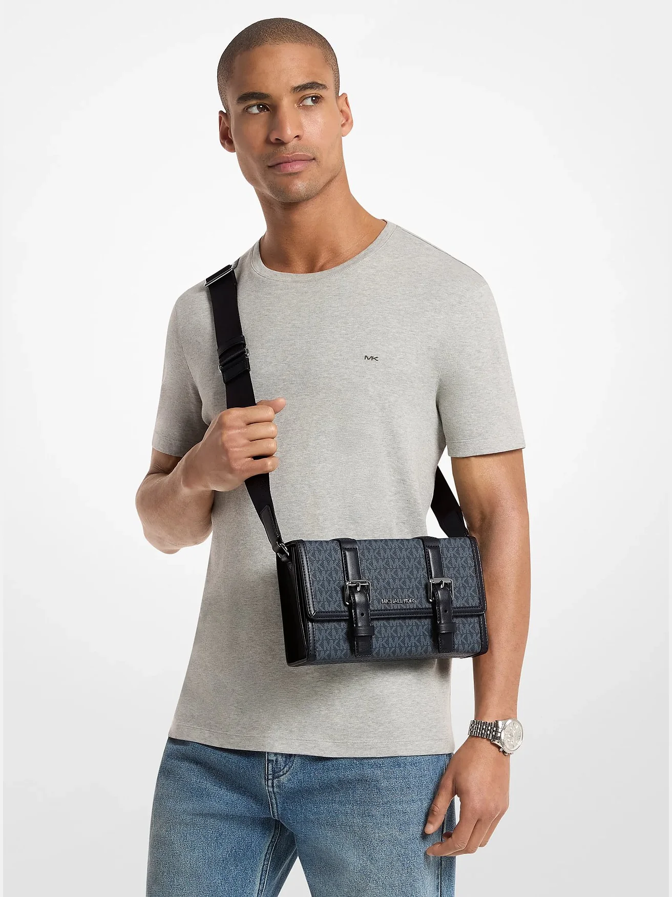 Сумка кроссбоди Michael Kors Cooper с фирменным логотипом — 3