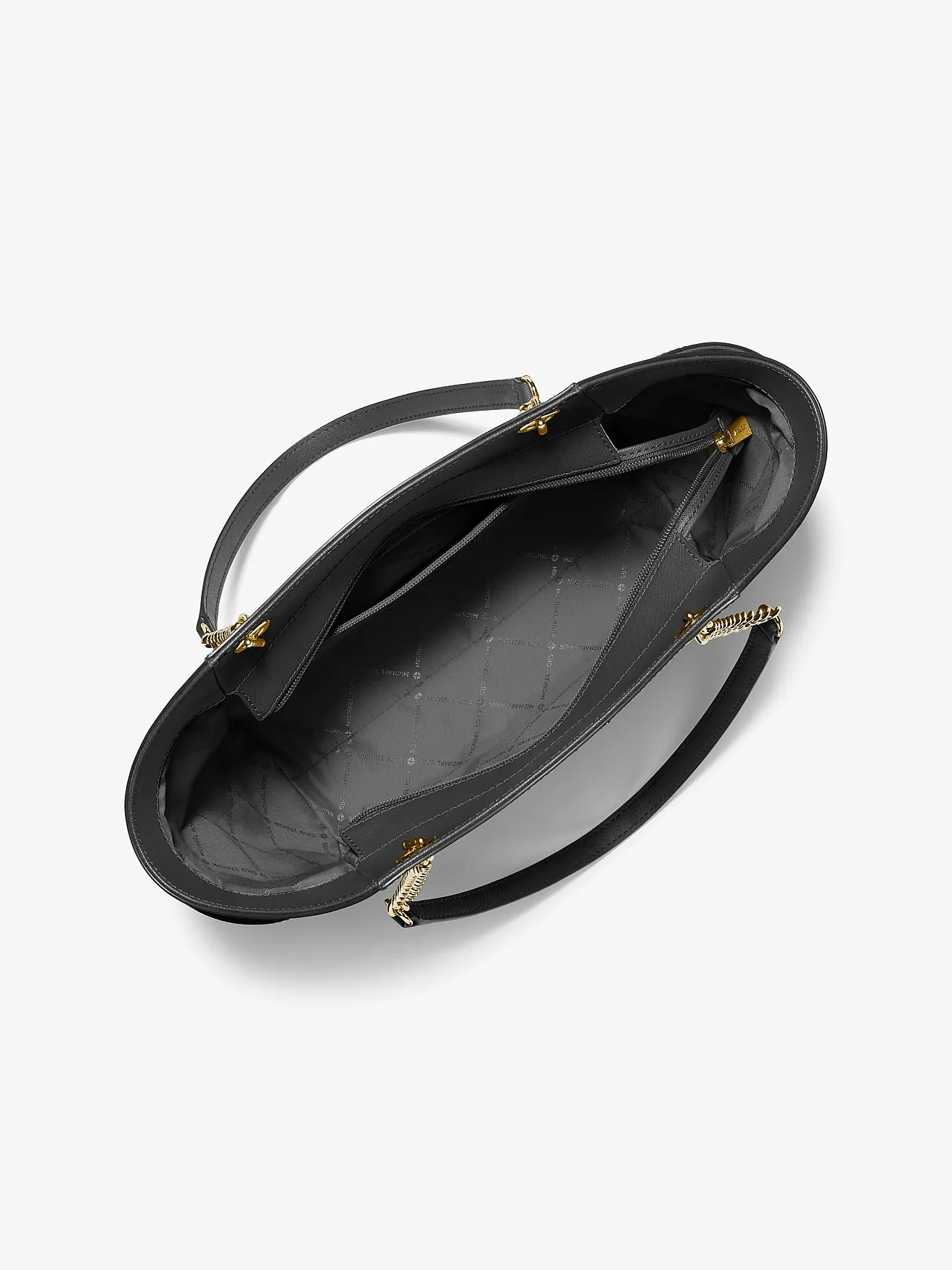 Michael Kors сумка на плечо Jet Set Large из кожи сафьяно — 2