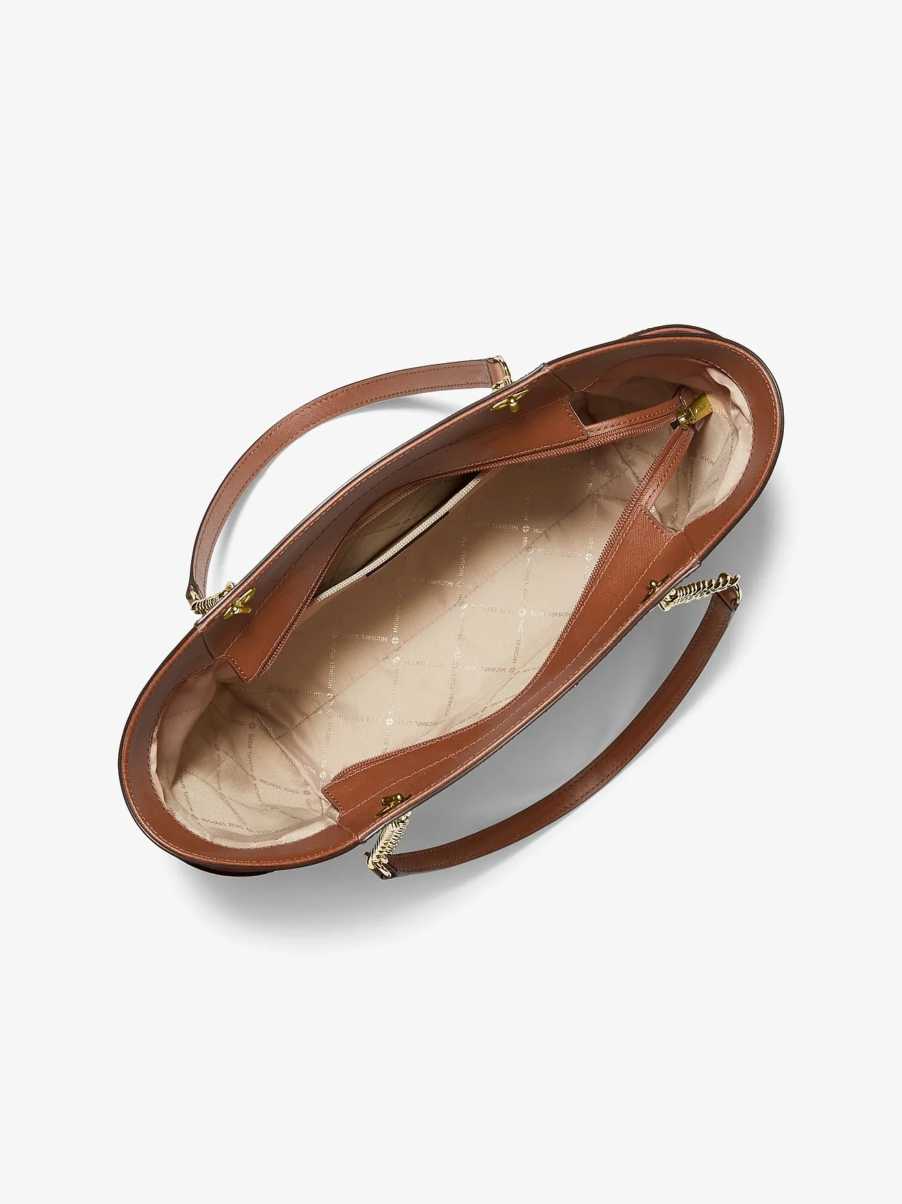 Michael Kors сумка на плечо Jet Set Large из кожи сафьяно — 2