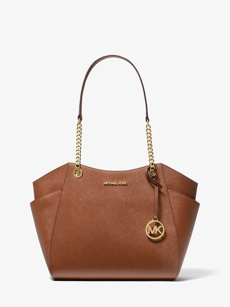 Michael Kors сумка на плечо Jet Set Large из кожи сафьяно