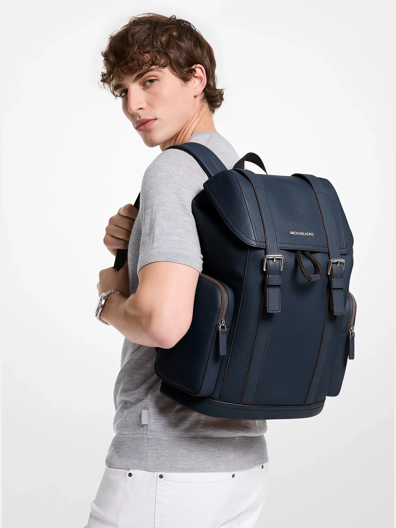 Рюкзак Michael Kors Cooper из зернистой кожи — 4