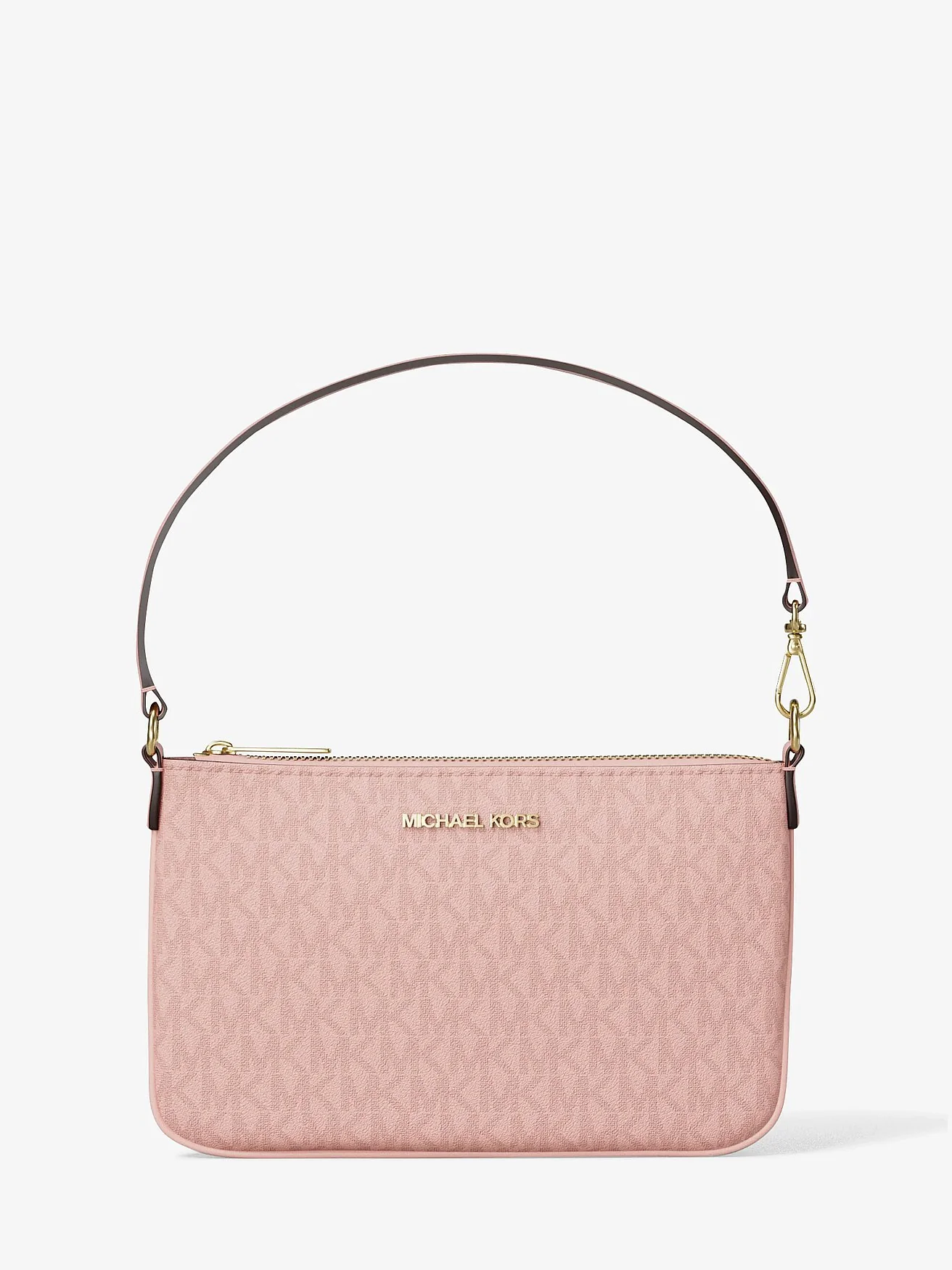 Кошелёк-клатч Michael Kors Jet Set с фирменным логотипом на ремешке — 5