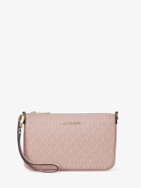Кошелёк-клатч Michael Kors Jet Set с фирменным логотипом на ремешке