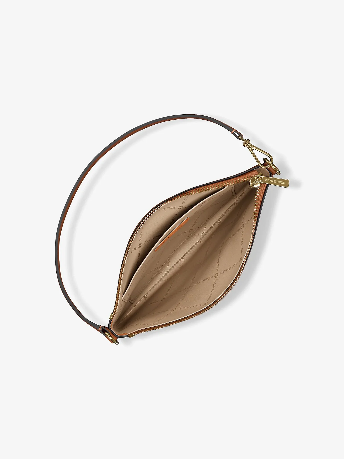 Кошелек-браслет Michael Kors Jet Set из зернёной кожи — 2