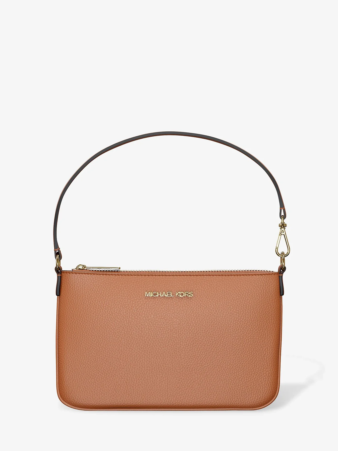 Кошелек-браслет Michael Kors Jet Set из зернёной кожи — 5