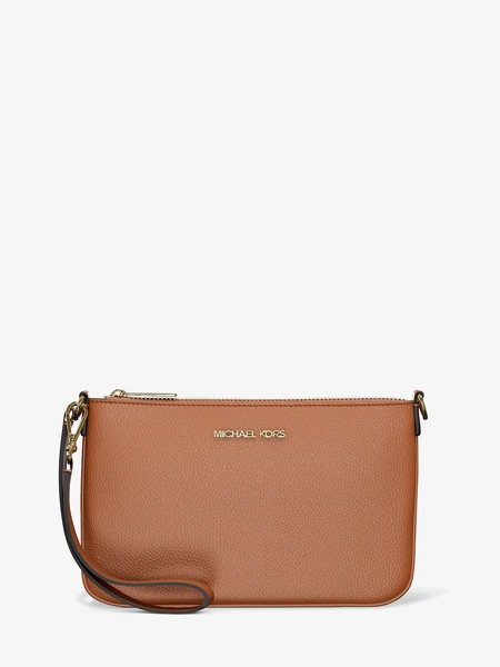 Кошелек-браслет Michael Kors Jet Set из зернёной кожи