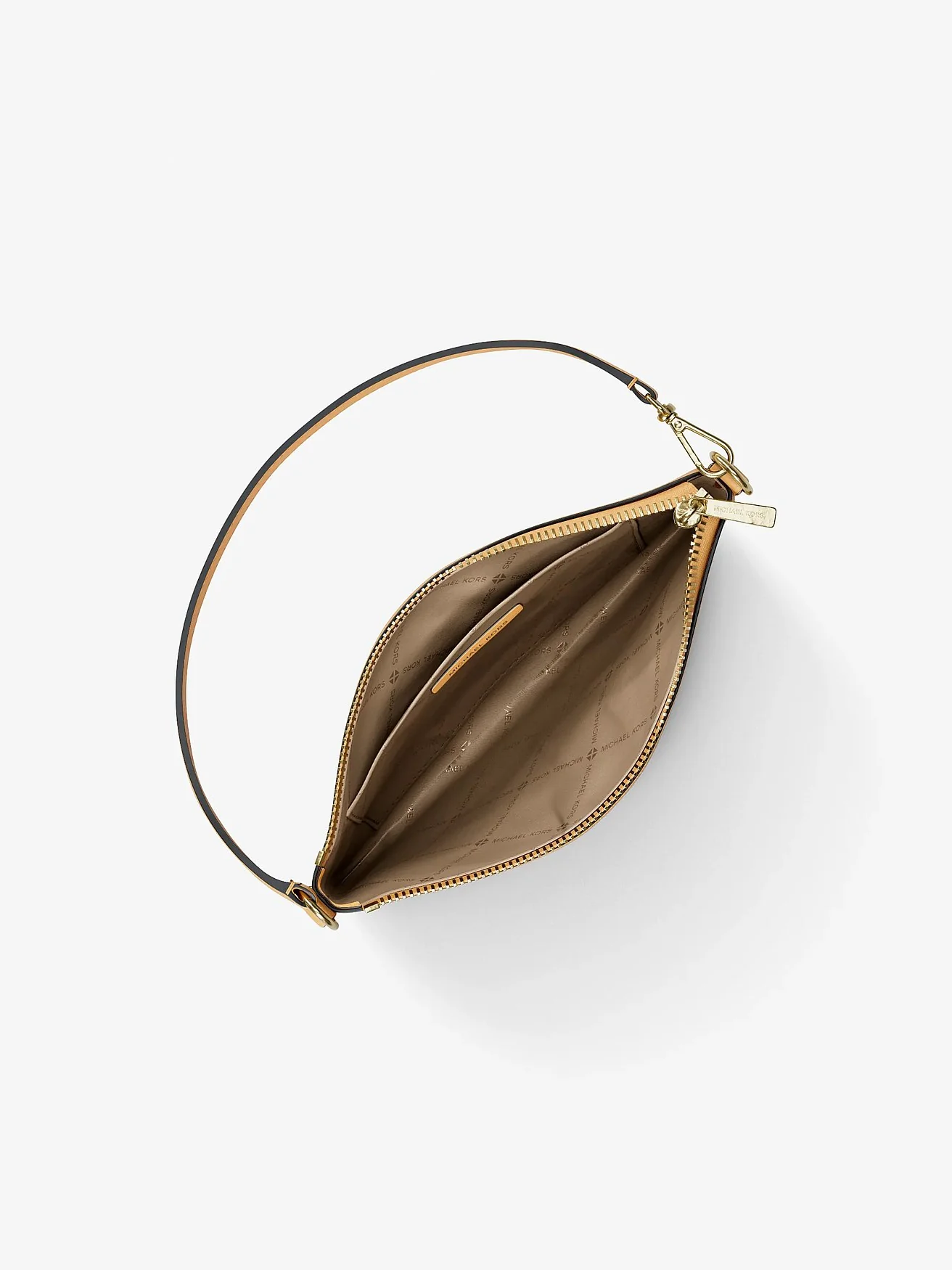 Кошелек-браслет Michael Kors Jet Set из зернёной кожи — 2