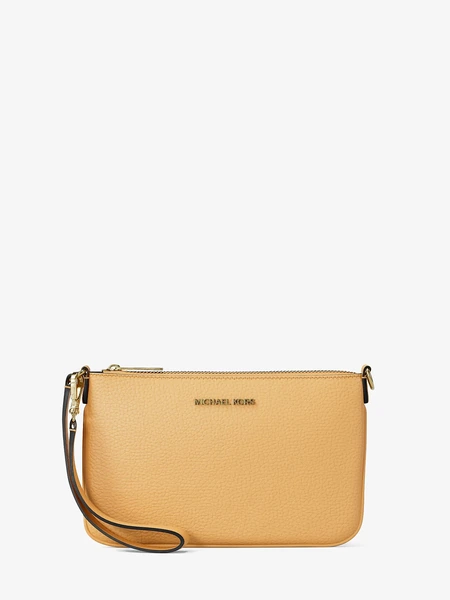 Кошелек-браслет Michael Kors Jet Set из зернёной кожи