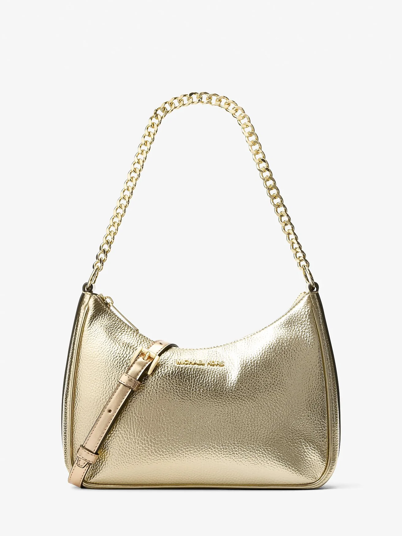 Сумка-кроссбоди Michael Kors Jet Set Travel золотистая металлик — 1