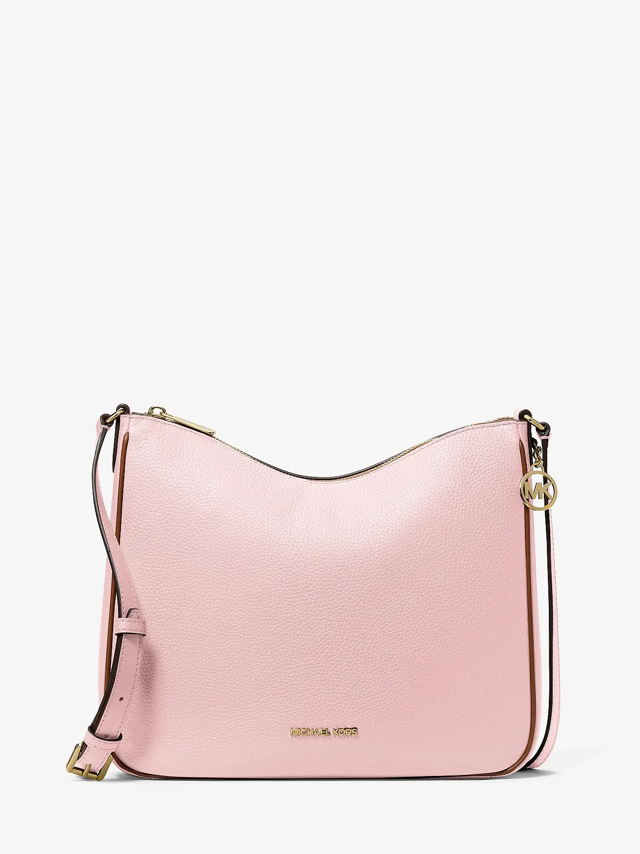 Сумка-мессенджер Michael Kors Nayla из зернёной кожи — 1