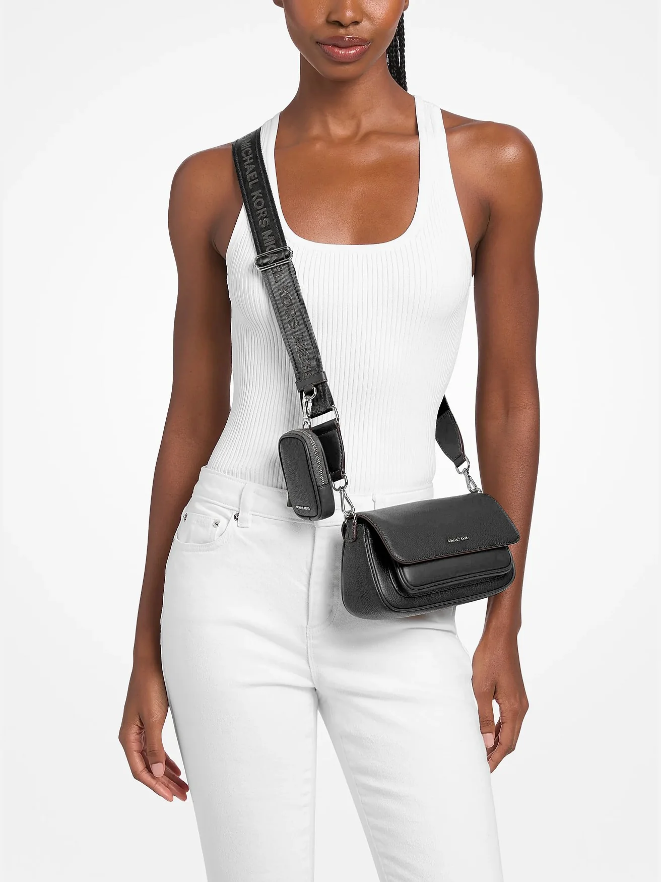 Сумка кроссбоди Michael Kors Jet Set Travel с чехлом — 4