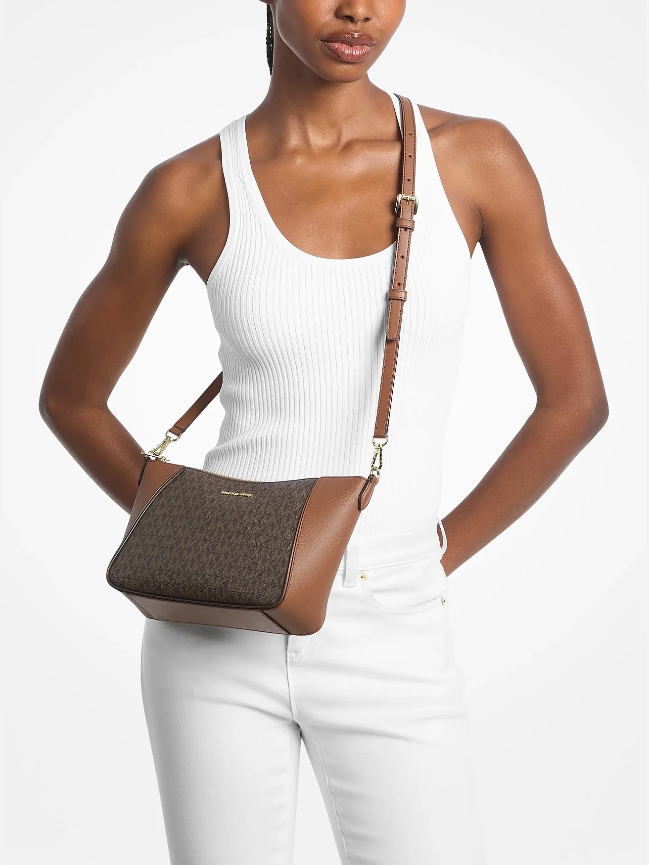 Michael Kors сумка-тоут Jet Set Travel 3-в-1 с фирменным логотипом — 4