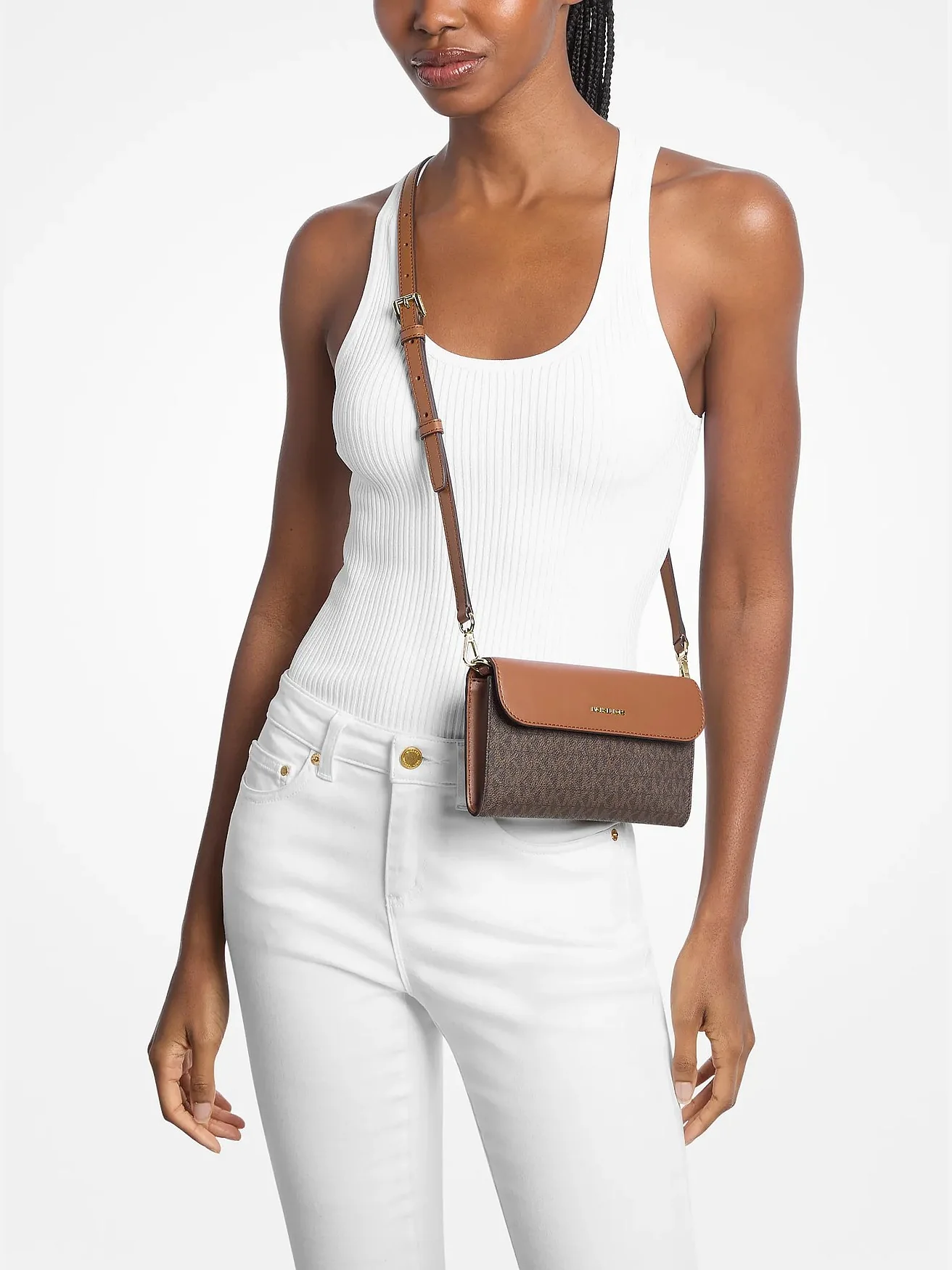 Michael Kors сумка-тоут Jet Set Travel 3-в-1 с фирменным логотипом — 5