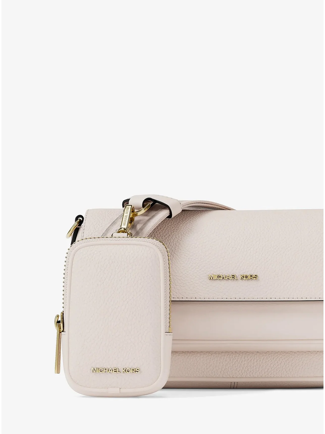 Michael Kors сумка-кроссбоди Jet Set Travel Small из зернистой кожи со съёмным чехлом — 6