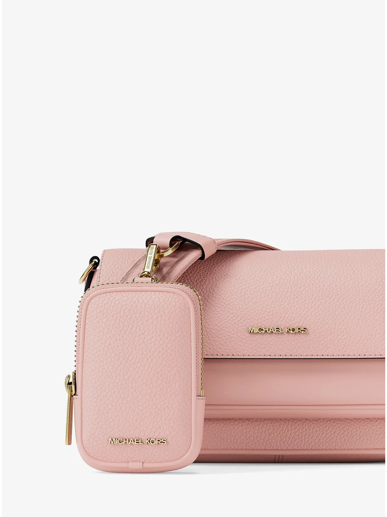 Michael Kors сумка-кроссбоди Jet Set Travel Small из зернистой кожи со съёмным чехлом — 6