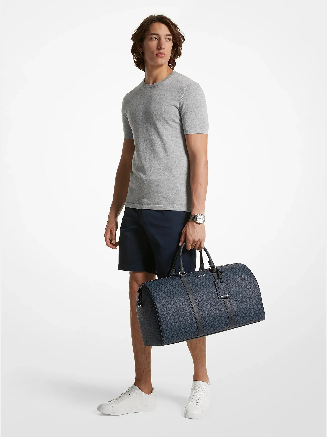 Дорожная сумка Michael Kors Harrison с фирменным принтом — 4