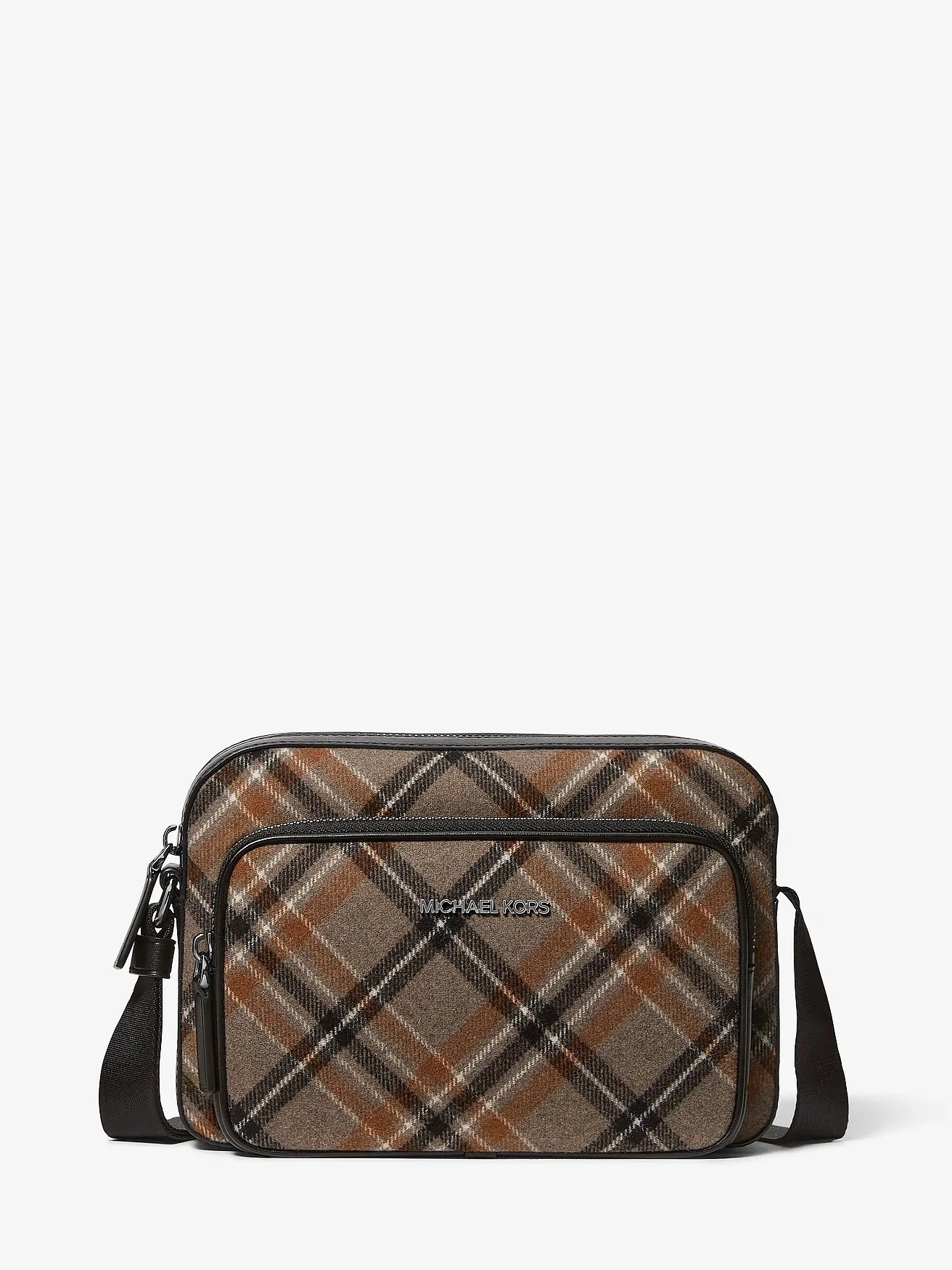 Сумка Cooper Flight Bag из шерсти в клетку — 1