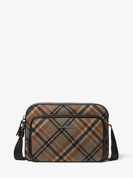 Сумка Cooper Flight Bag из шерсти в клетку